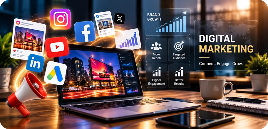 Digital advertisement display execution by Bat Media