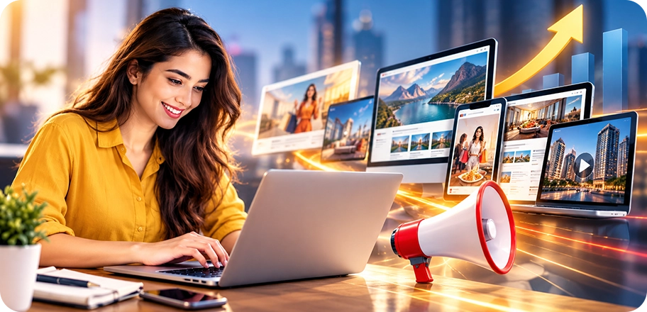 Online promotion and brand awareness campaign